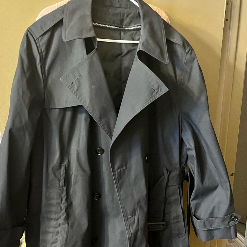 Military dress uniform trench coat